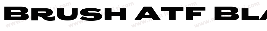 Brush ATF Black字体转换
